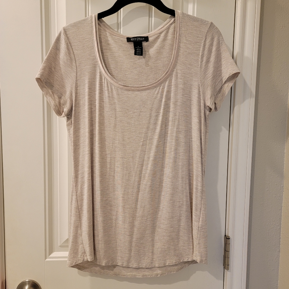WHBM Scoop Neck Tee